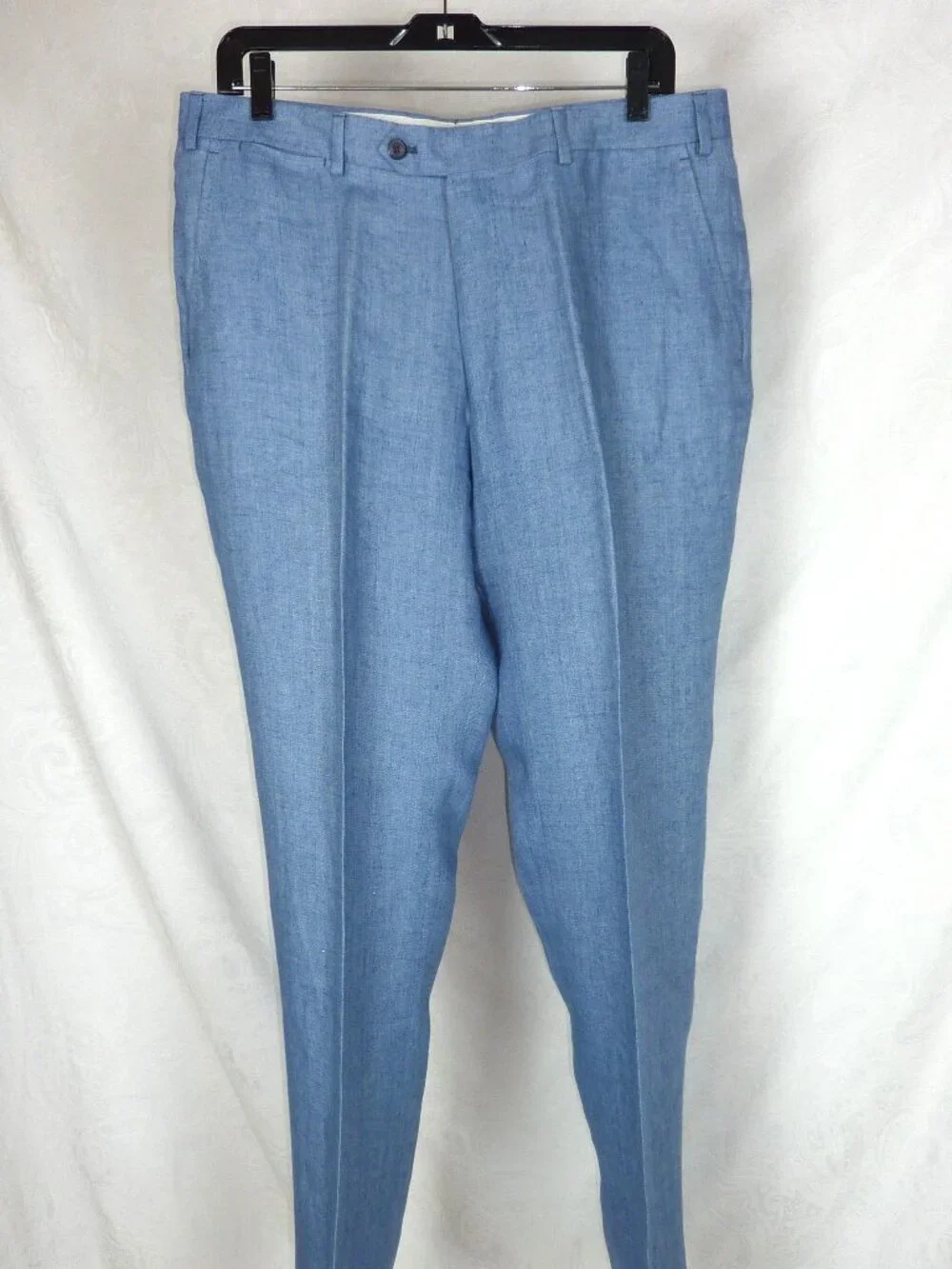 MADE IN Capri ITALY Men's 34 FINE BLUE LINEN PANTS 34/31 Italian Luxury Trousers